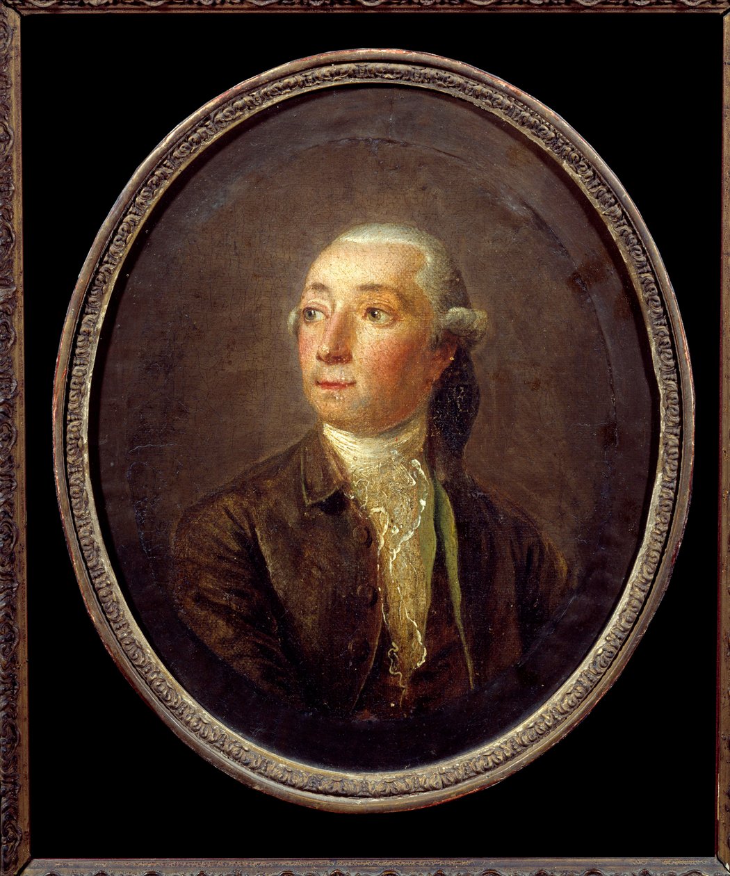Portrett av Restif de La Bretonne (1734-1806) fransk forfatter. Anonymt maleri. Privat samling. av Anonymous Anonymous