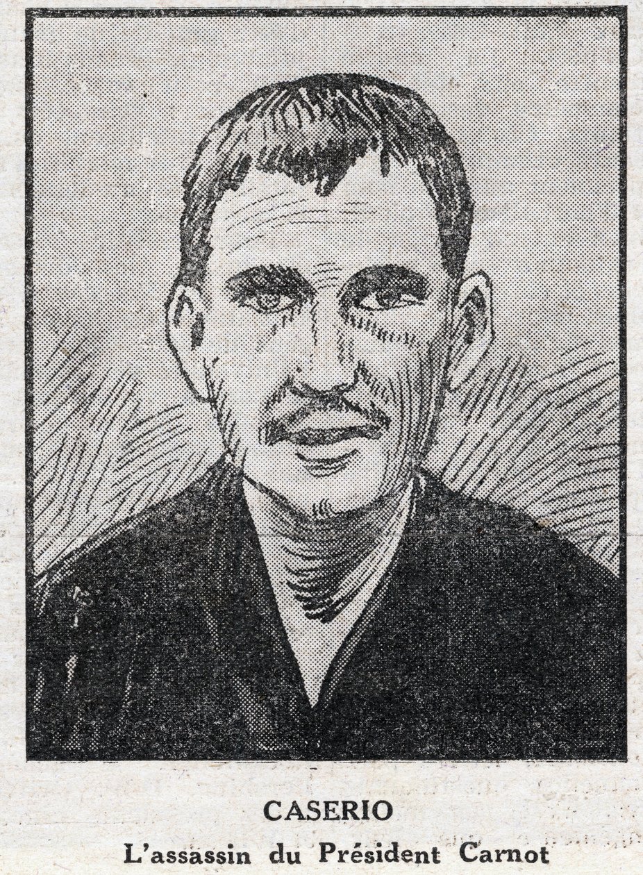 Portrait of Sante Geronimo Caserio (Jeronimo Caserio av Anonymous Anonymous