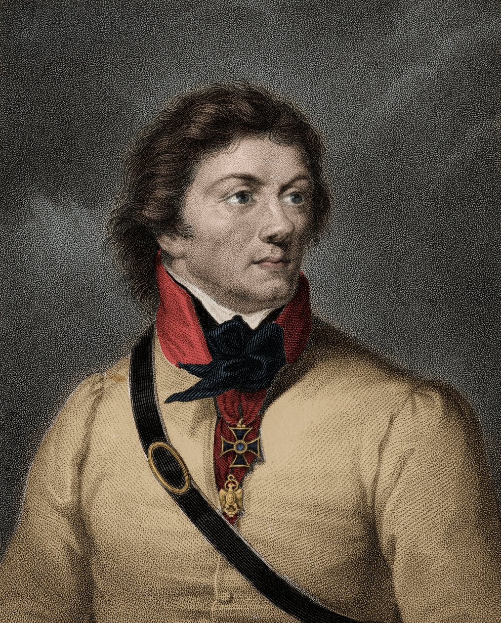 Portrett av Thaddeus (Tadeusz) Kosciuszko (Kosciusko) polsk soldat (1746-1817) av Anonymous Anonymous