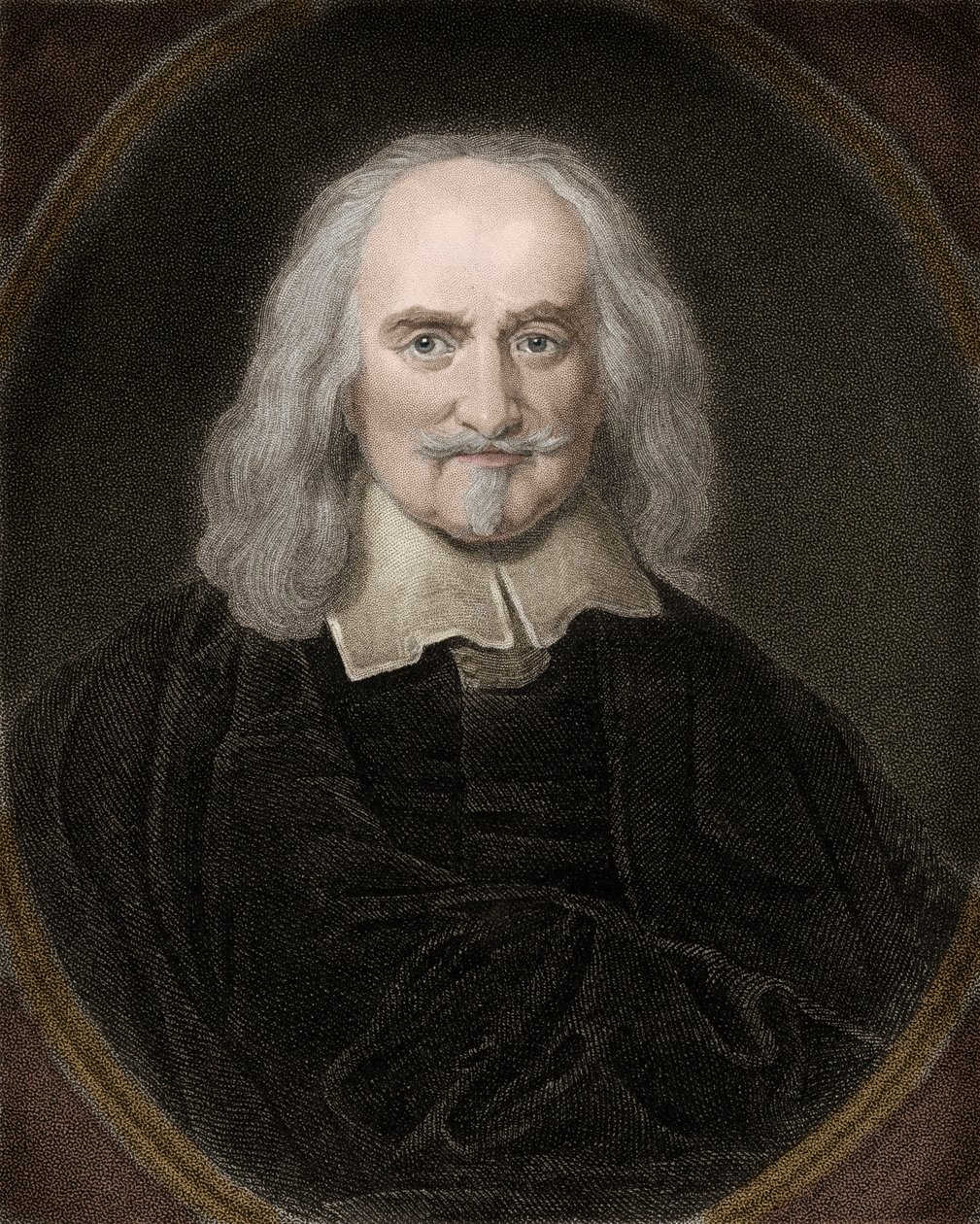 Portrett av Thomas Hobbes (1588-1679) engelsk filosof - Thomas Hobbes 1588-1679 engelsk filosof og politisk teoretiker av Anonymous Anonymous