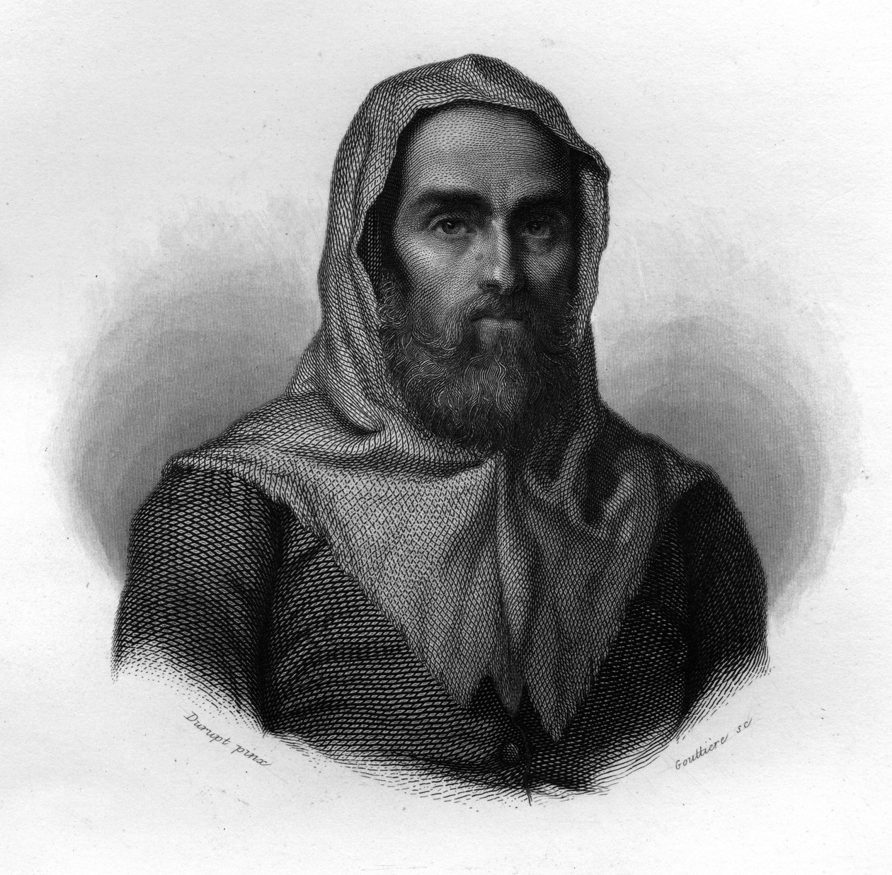 Portrett av Willem (Wilhelm) Beukels som fant opp en måte å bevare sild i "Portretter og historie om nyttige menn: menn og kvinner i alle land og forhold, som skaffet seg rettigheter til anerkjennelse av menn" publisert og formidlet av S av Anonymous Anonymous