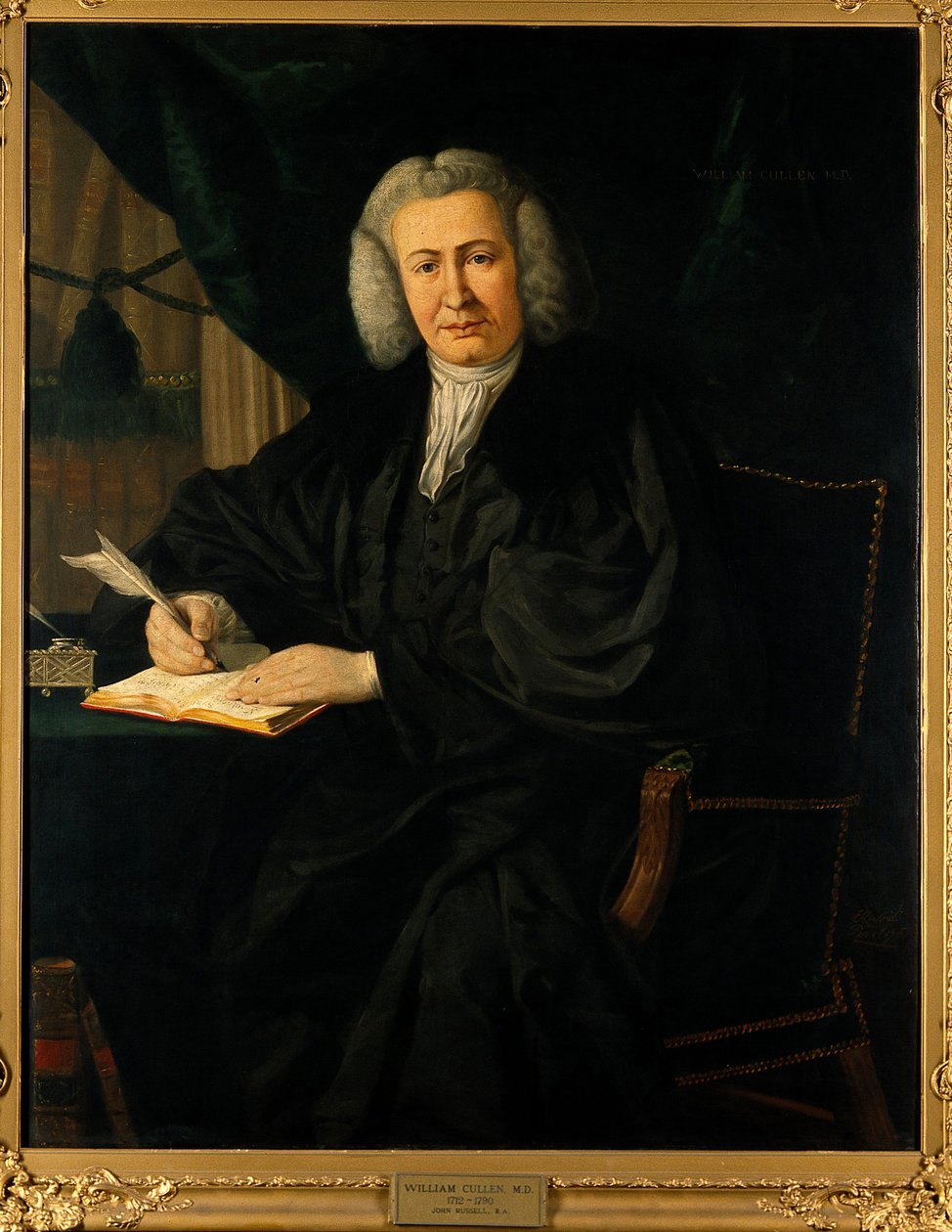 Portrett av William Cullen (1710-1790), Anonym. Olje på lerret, andre halvdel av 1700-tallet, privat samling av Anonymous Anonymous