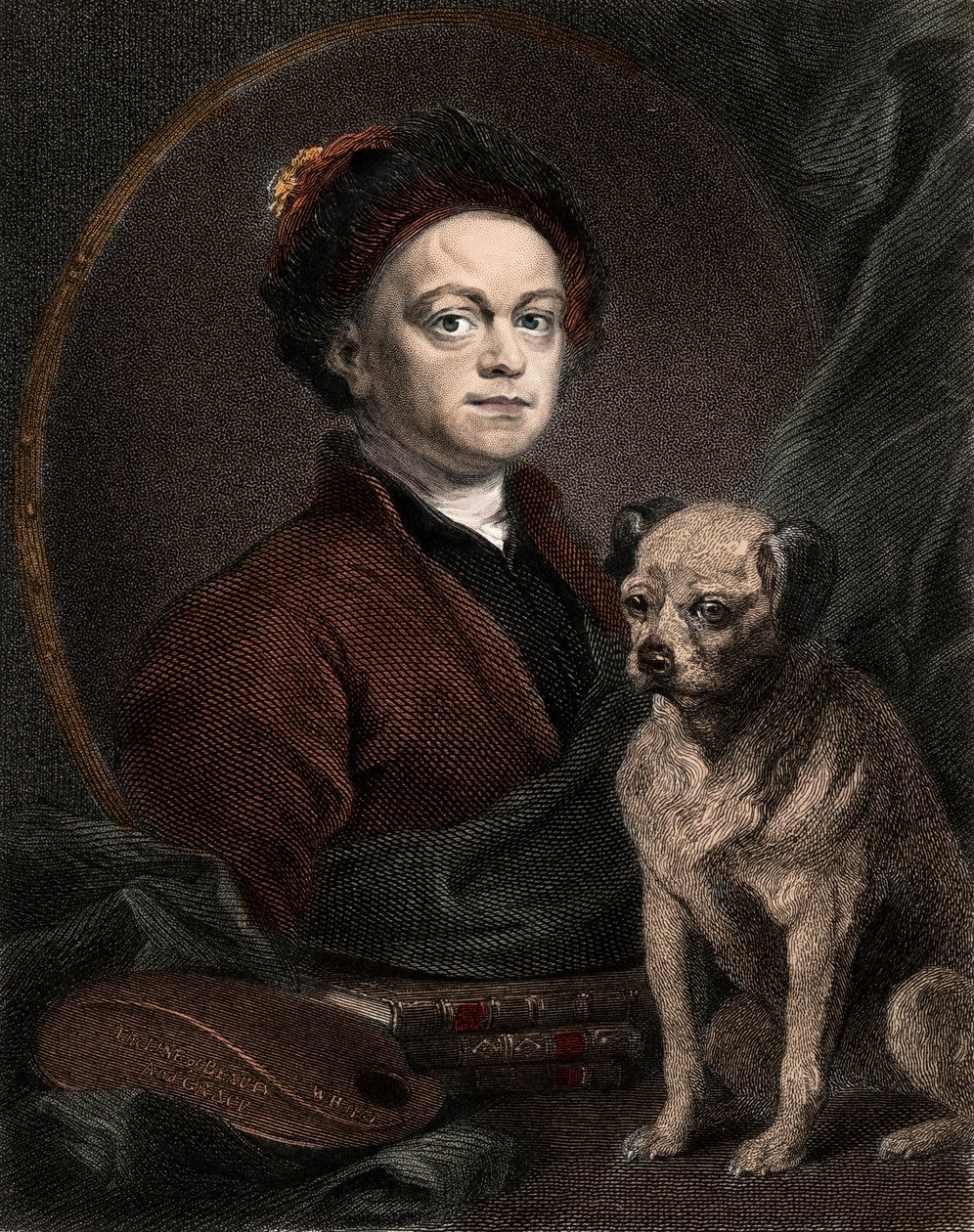 Portrett av William Hogarth av Anonymous Anonymous
