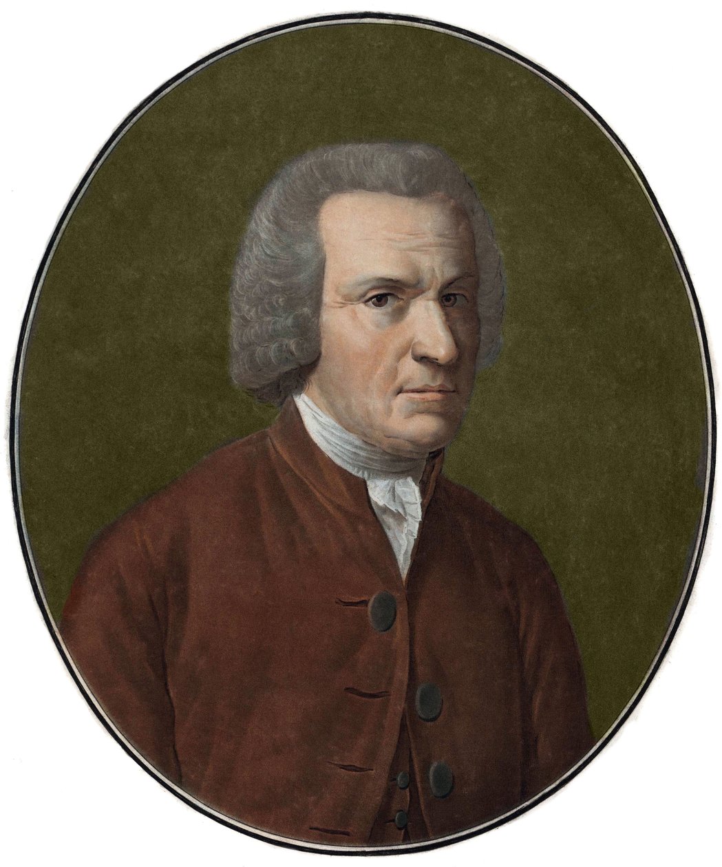 Portrait of the French writer, thinker and priest Guillaume-Thomas Raynal (1713-1796)” (Guillaume Thomas Raynal French writer and man of letters during the Age of Enlightenment) Engraving of the 19th century Private collection av Anonymous Anonymous