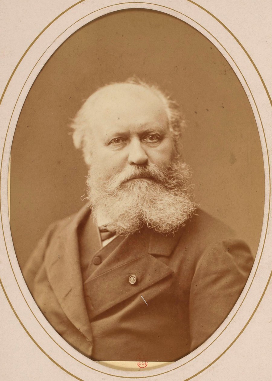 Portrett av komponisten Charles Gounod (1818-1893), Anonym . Albumin bilde. Privat samling av Anonymous Anonymous