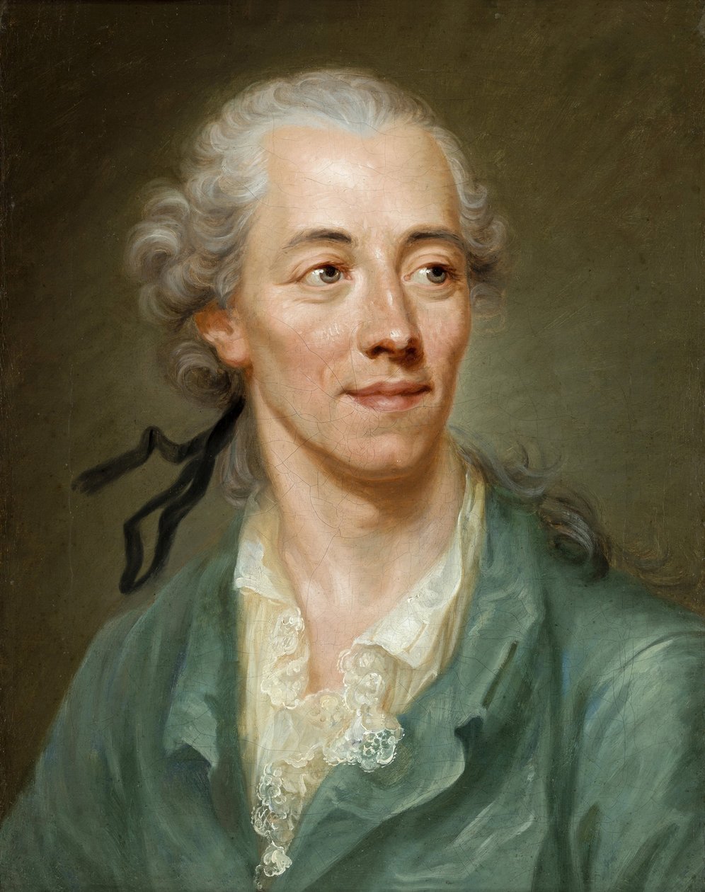 Portrett av poeten Johann Georg Jacobi (1740-1814) - anonym - Privat samling - Olje på lerret - ca 1775 av Anonymous Anonymous