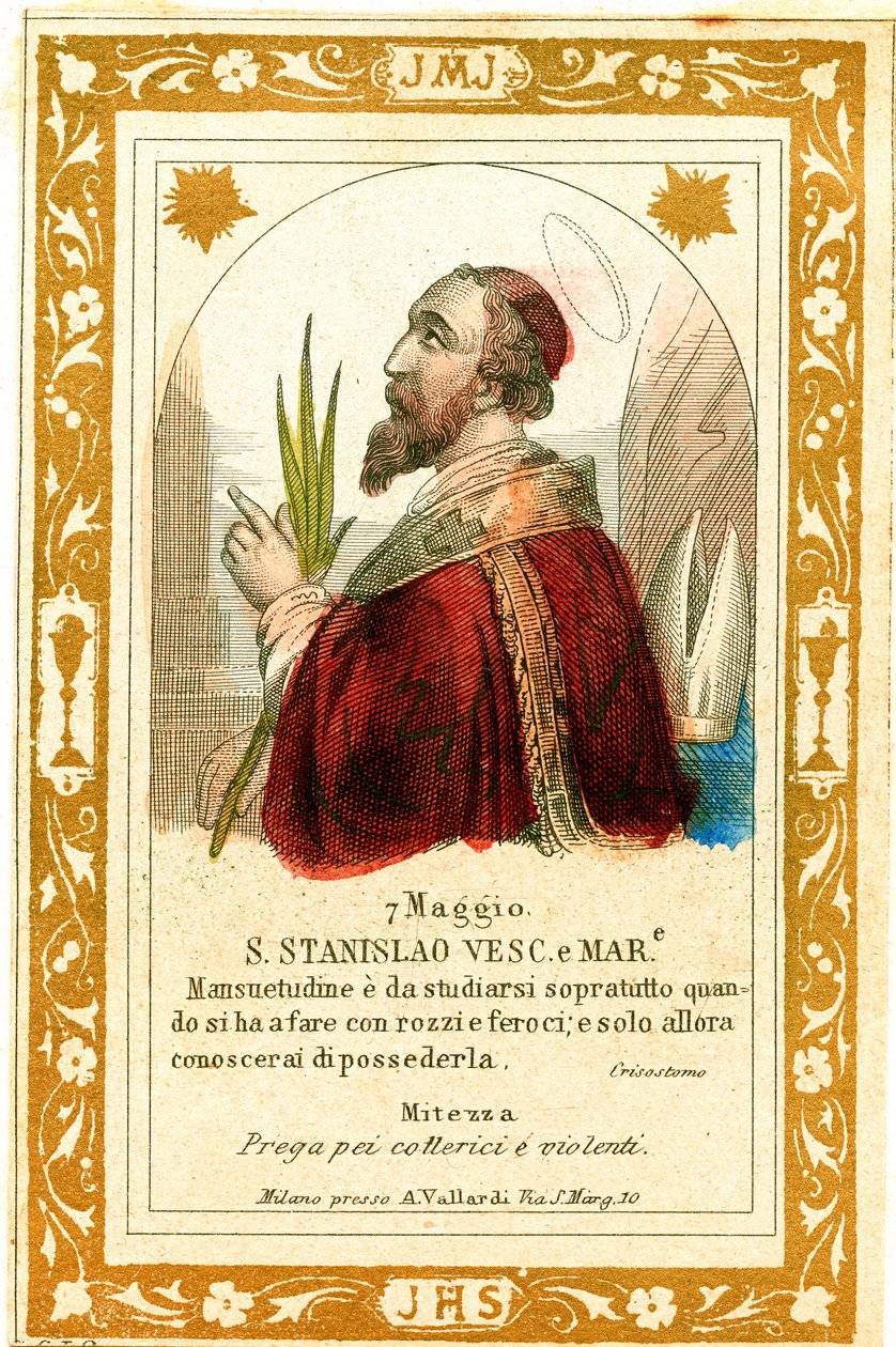 Sankt Stanislaus Martyren (gravering av Anonymous Anonymous