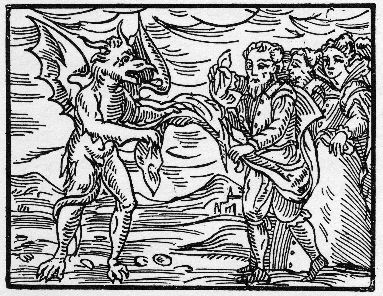 Satan strippet trollmennene for klærne deres - "Compendium Maleficarum", avtaler om heksene, deres ondskap og deres sortileges av Francesco Maria Guazzo eller Guaccio eller Guaccius (15?? -16??) 1608 Private Collection av Anonymous Anonymous