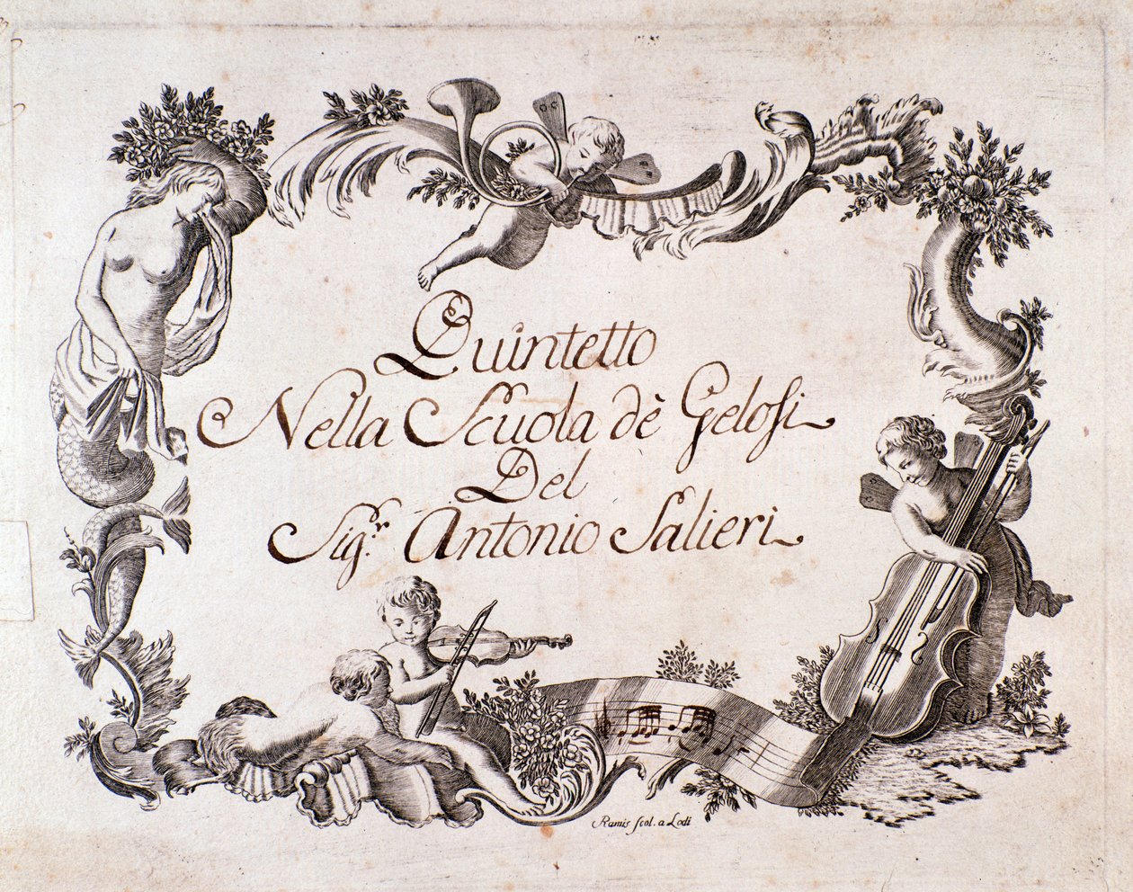 Noter til The Jealous School, av Antonio Salieri av Anonymous Anonymous