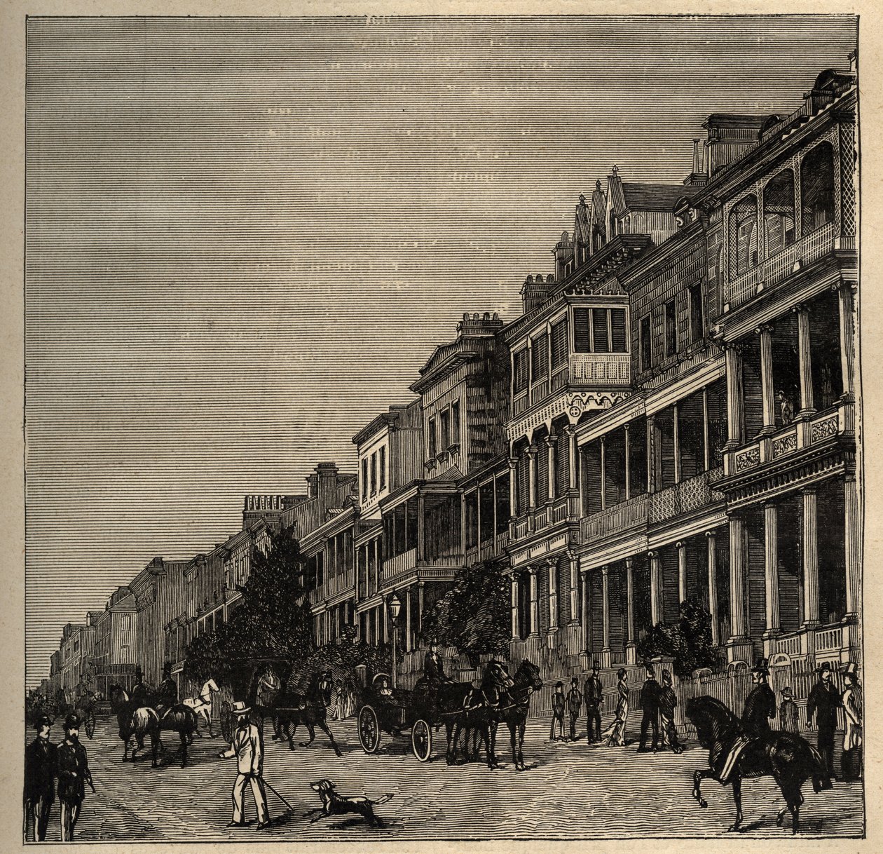 Sydney - Australia - 1890 - gravering 1890 av Anonymous Anonymous