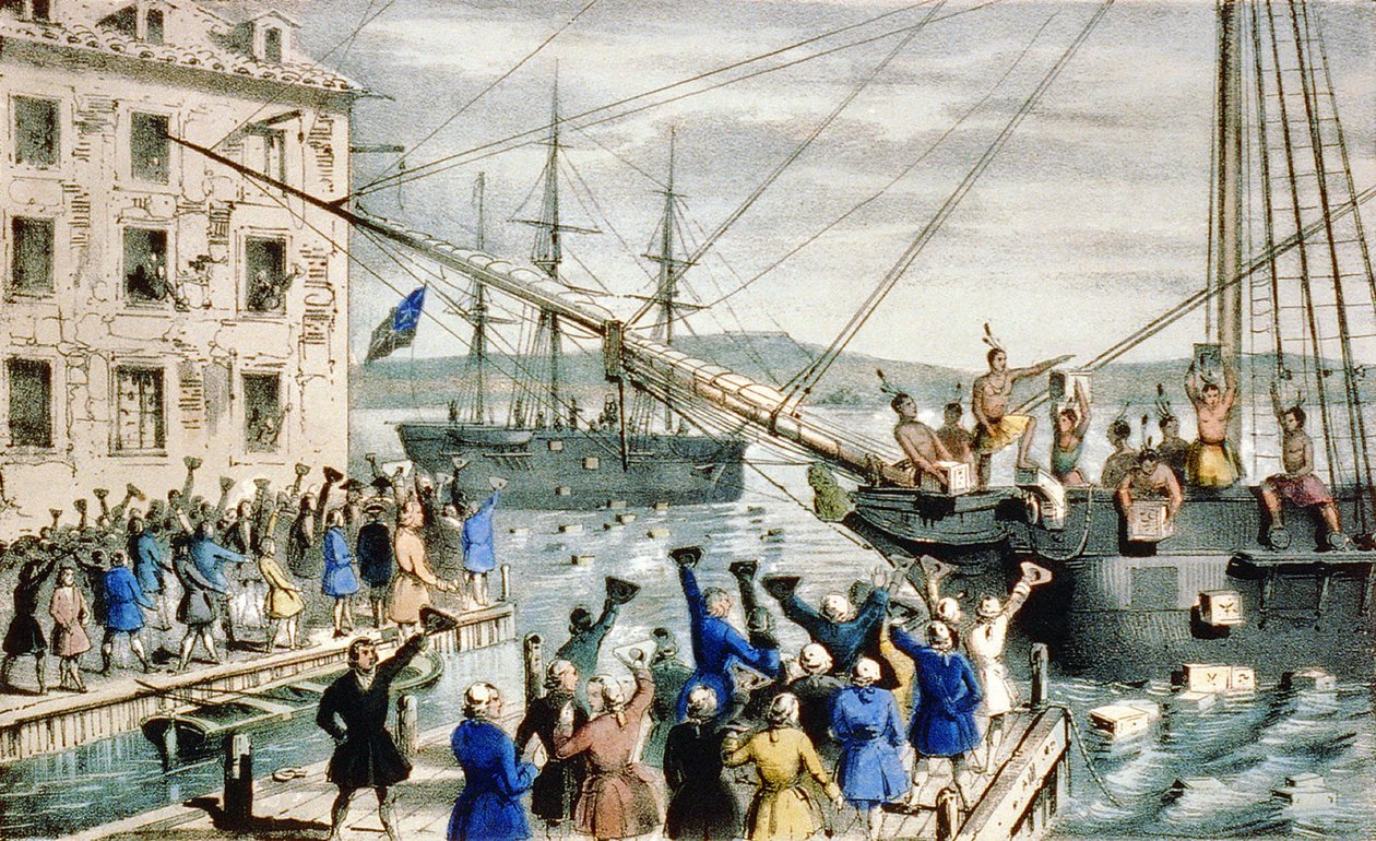 The Boston Tea Party: Tea Destruction i Boston Harbor av Anonymous Anonymous