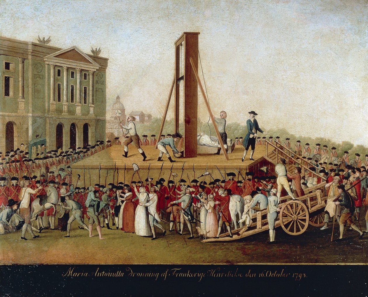Henrettelsen av Marie Antoinette 16. oktober av Anonymous Anonymous
