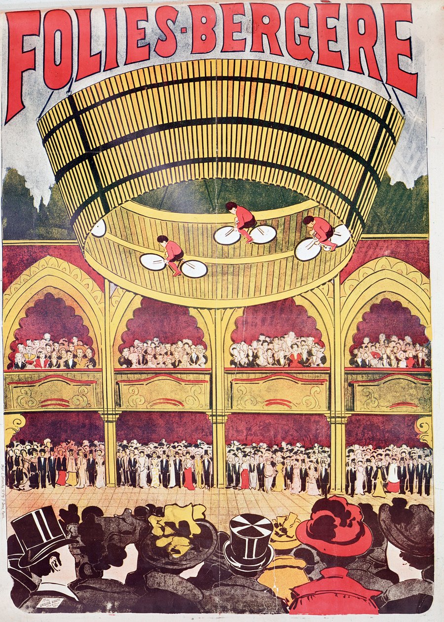 Folies-Bergere, kabaretmusikk-sal av Anonymous Anonymous