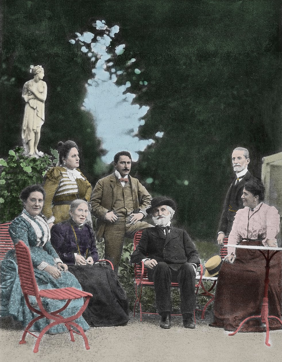 Den italienske komponisten Giuseppe Verdi (1813-1901) i Sant
