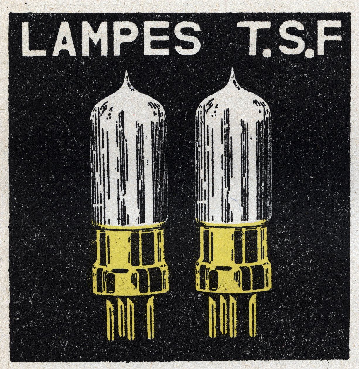 The T.S.F.: lamps T.S.F. Anonymous illustration of 1925. Private collection. av Anonymous Anonymous