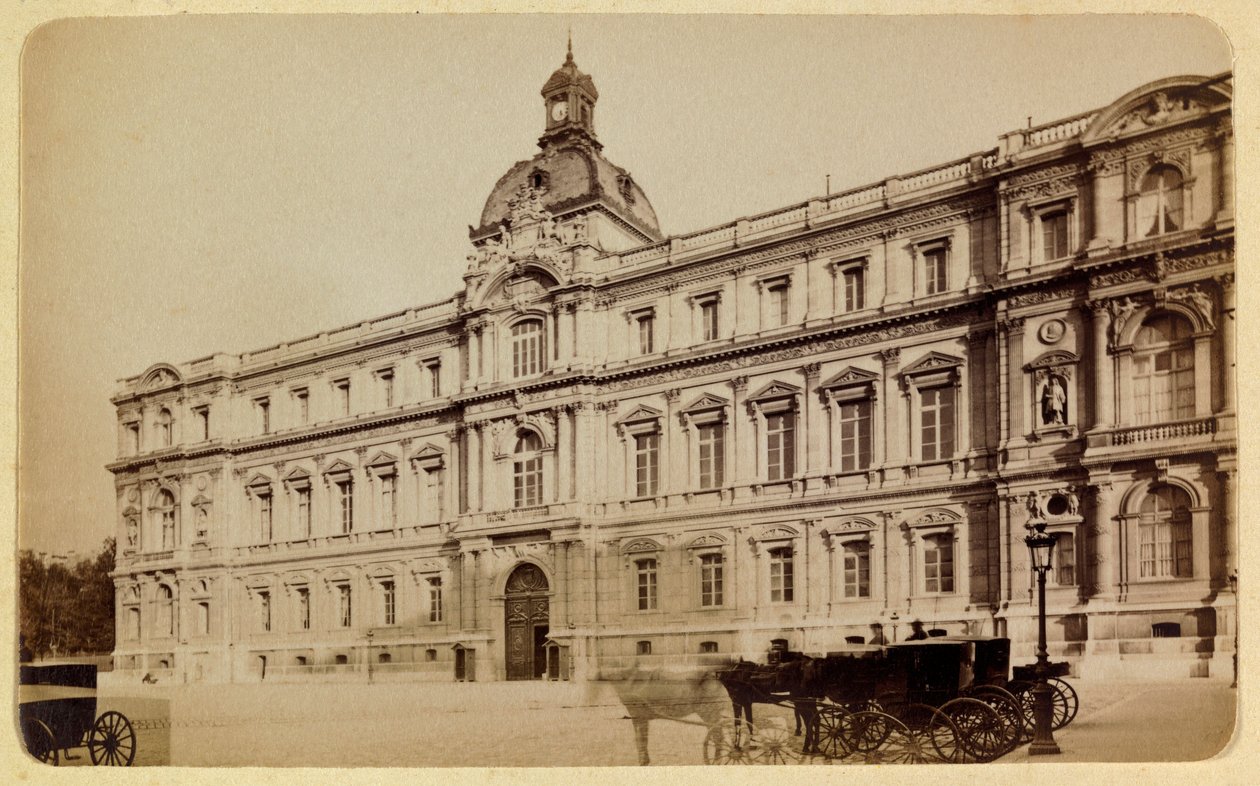 Byen Marseille og dens omgivelser rundt 1885 -1890: prefekturet, privat samling av Anonymous Anonymous