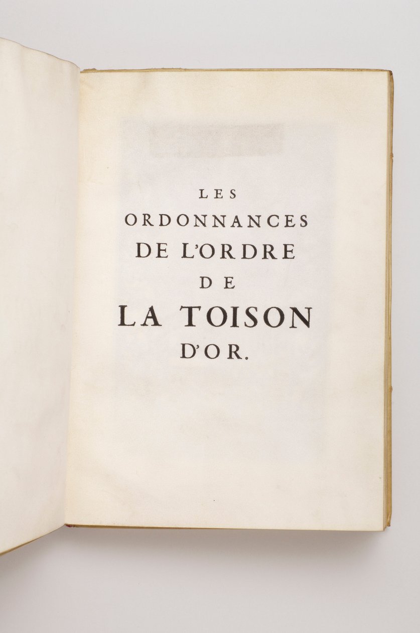 Ordinansene til Order of the Golden Fleece som tilhørte Philippe Sforza Visconti Doria, markis av Caravaggio - 1600-tallet - av Anonymous Anonymous