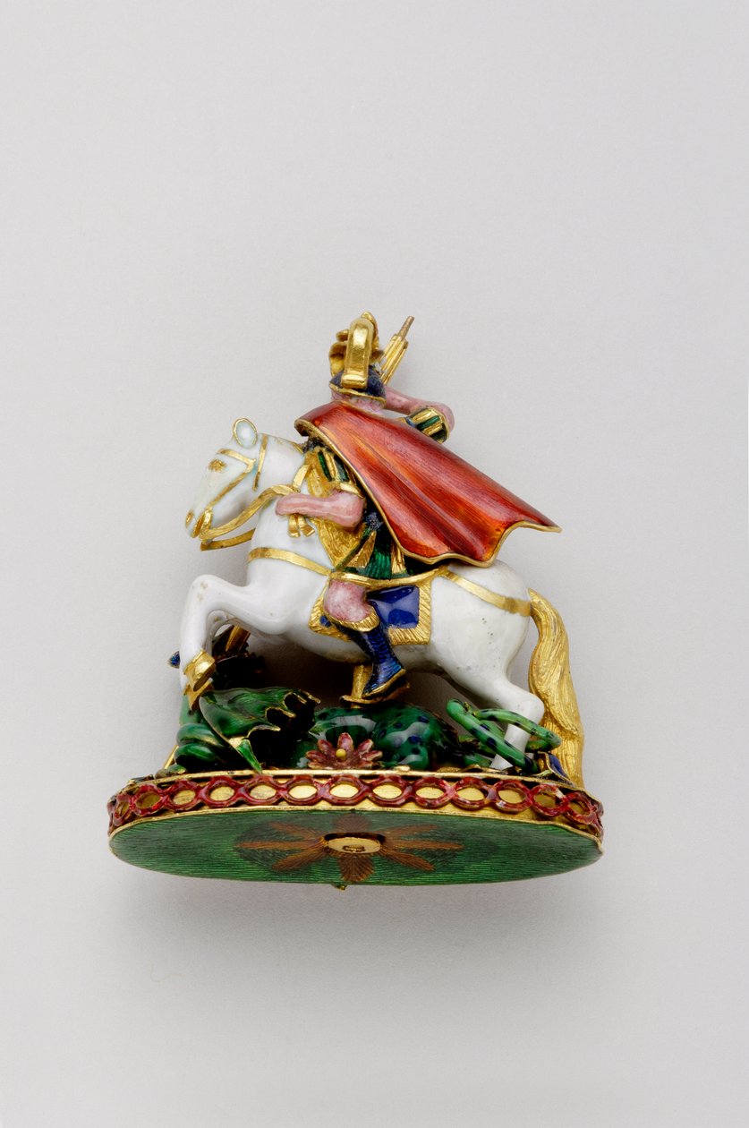 Storbritannia - Order of the Garter: Grand George - Reverse - Slutten av 1700-tallet - Gull og Emaux - H 4,7 cm; B 4 cm; Vekt: 48 g - Privat samling av Anonymous Anonymous