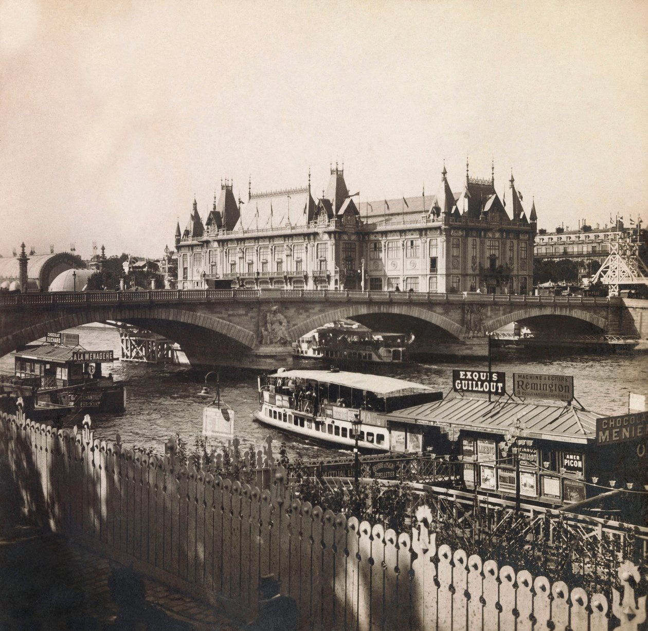 Universell utstilling av 1900 - Exposition Universelle de 1900 i Paris: Paviljongen til byen Paris - privat samling av Anonymous Anonymous