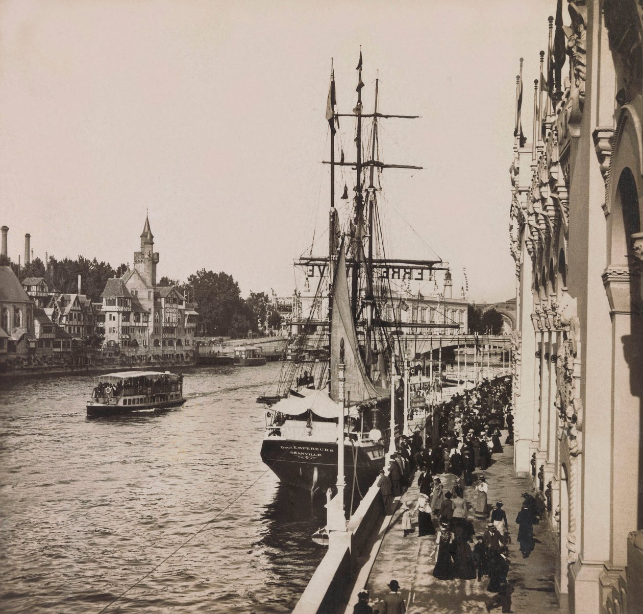 Universell utstilling av 1900 - Universell utstilling av 1900 i Paris: Gamle Paris - privat samling av Anonymous Anonymous