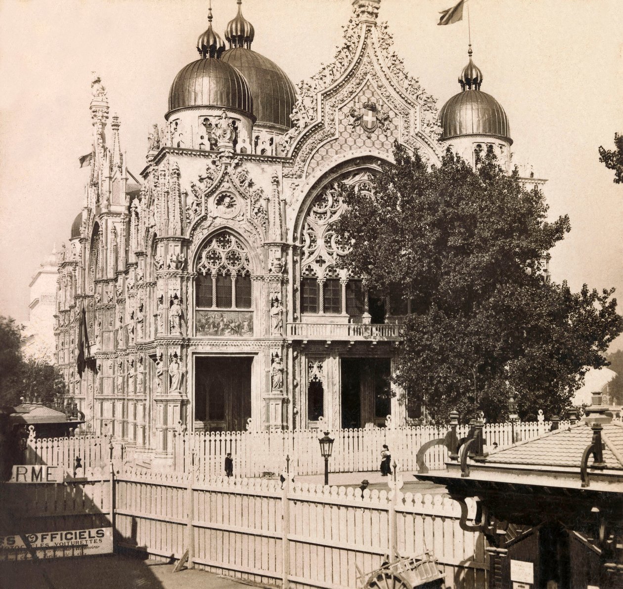 Universell utstilling av 1900 - Universell utstilling av 1900 i Paris: Paviljongen i Italia - privat samling av Anonymous Anonymous