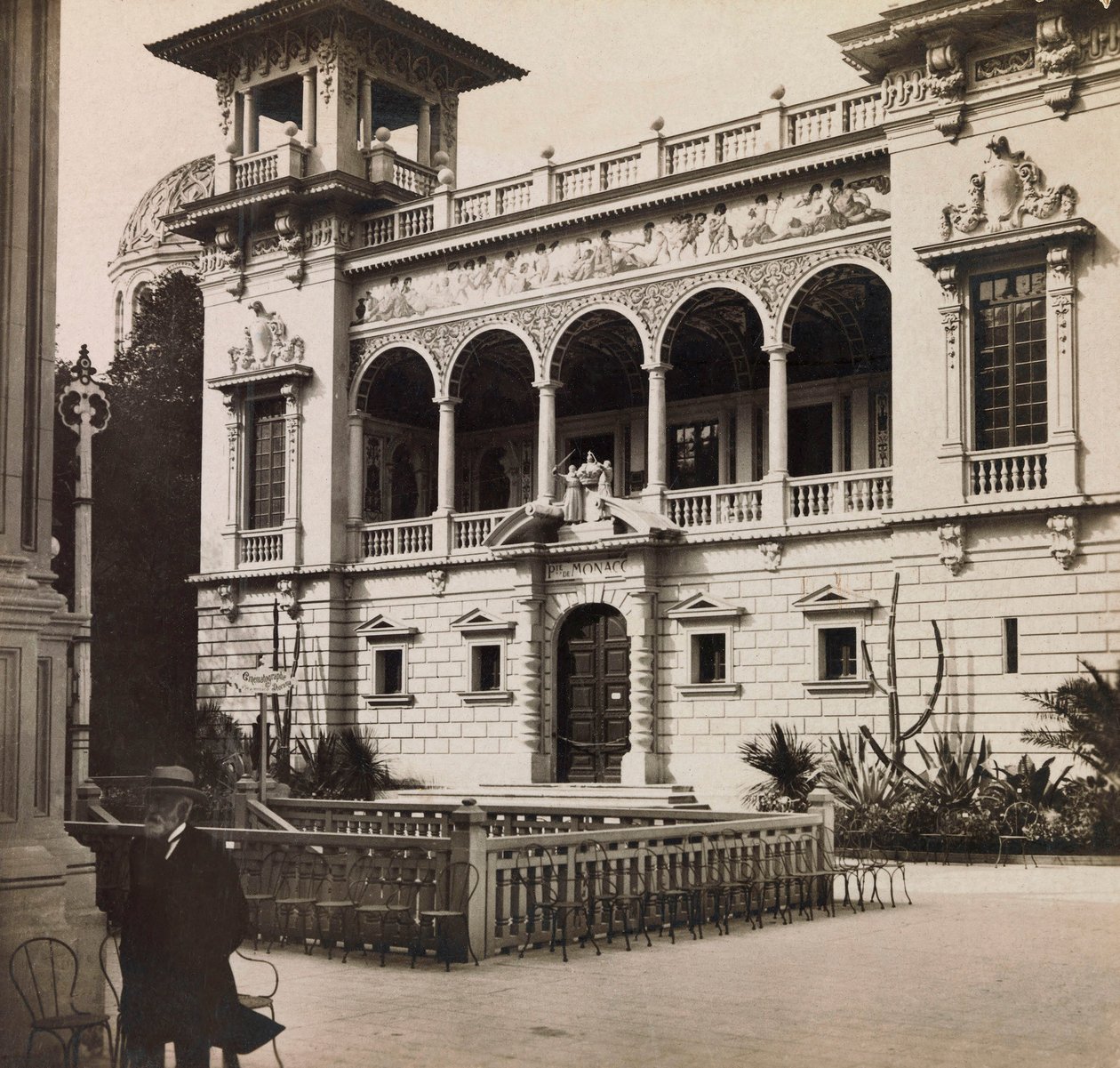 Universell utstilling av 1900 - Universell utstilling av 1900 i Paris: Paviljongen i Monaco - privat samling av Anonymous Anonymous