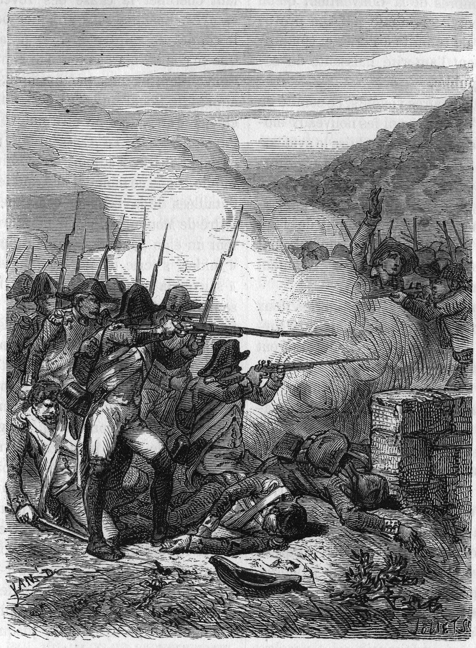 Vendee Wars (1793-1796): Slaget ved Torfou (Slaget ved Tiffauges), seier til Vendee-troppene mot Klebers 19. september av Anonymous Anonymous