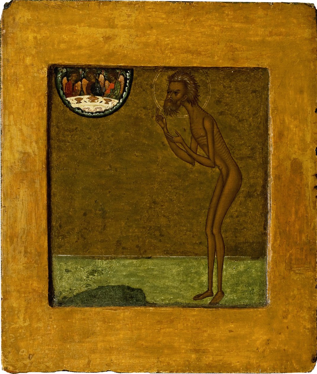Basil den salige, slutten av 1500-tallet. av Anonymous Russian icon painter