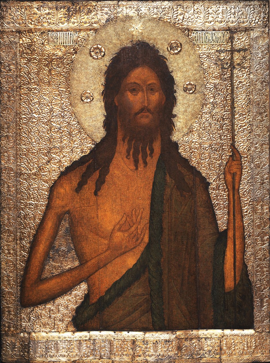 Døperen Johannes, ca. 1560 av Anonymous Russian icon painter