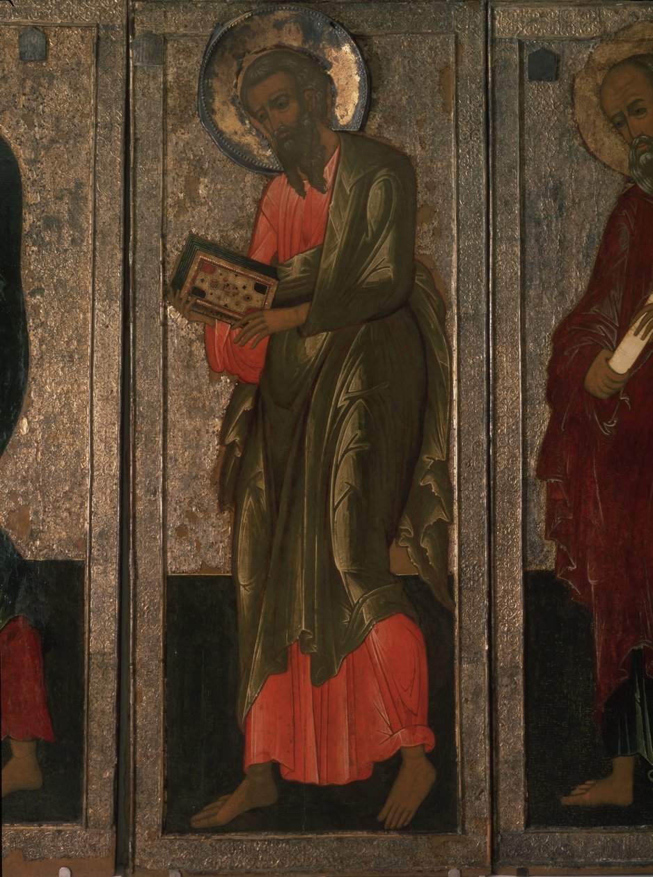 Saint Matthew the Apostle Fra Deesis-området, 1500-tallet av Anonymous Russian icon painter