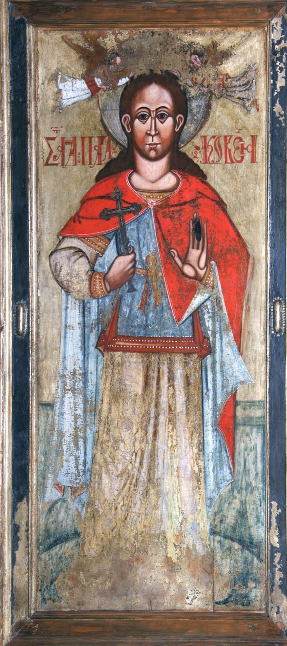 Saint Paraskeva fredag, Airli 17tn pris. av Anonymous Russian icon painter