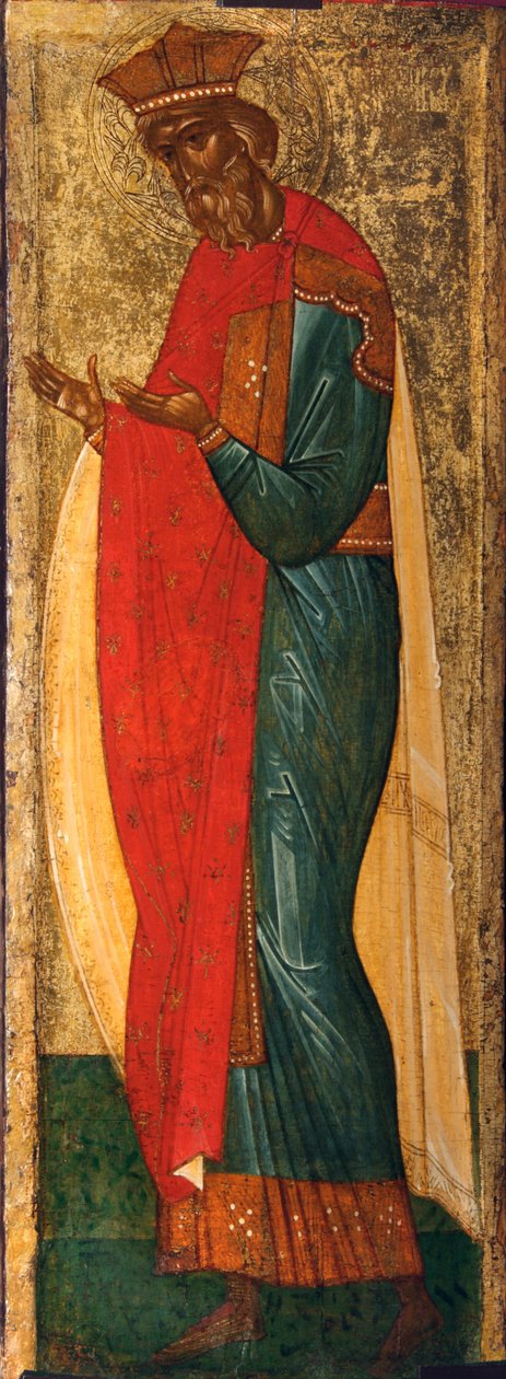 Saint Vladimir av Kiev, tidlig på 1400-tallet. av Anonymous Russian icon painter