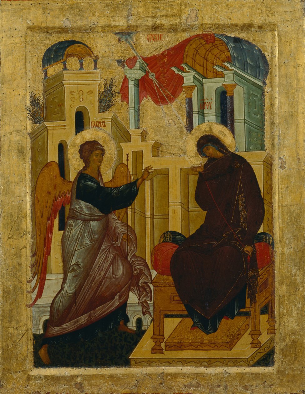 Bebudelsen, 1497 av Anonymous Russian icon painter