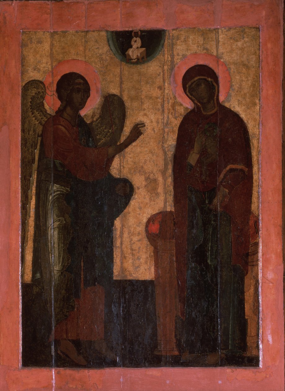 Bebudelsen av Ustyug, andre halvdel av 1500-tallet. av Anonymous Russian icon painter