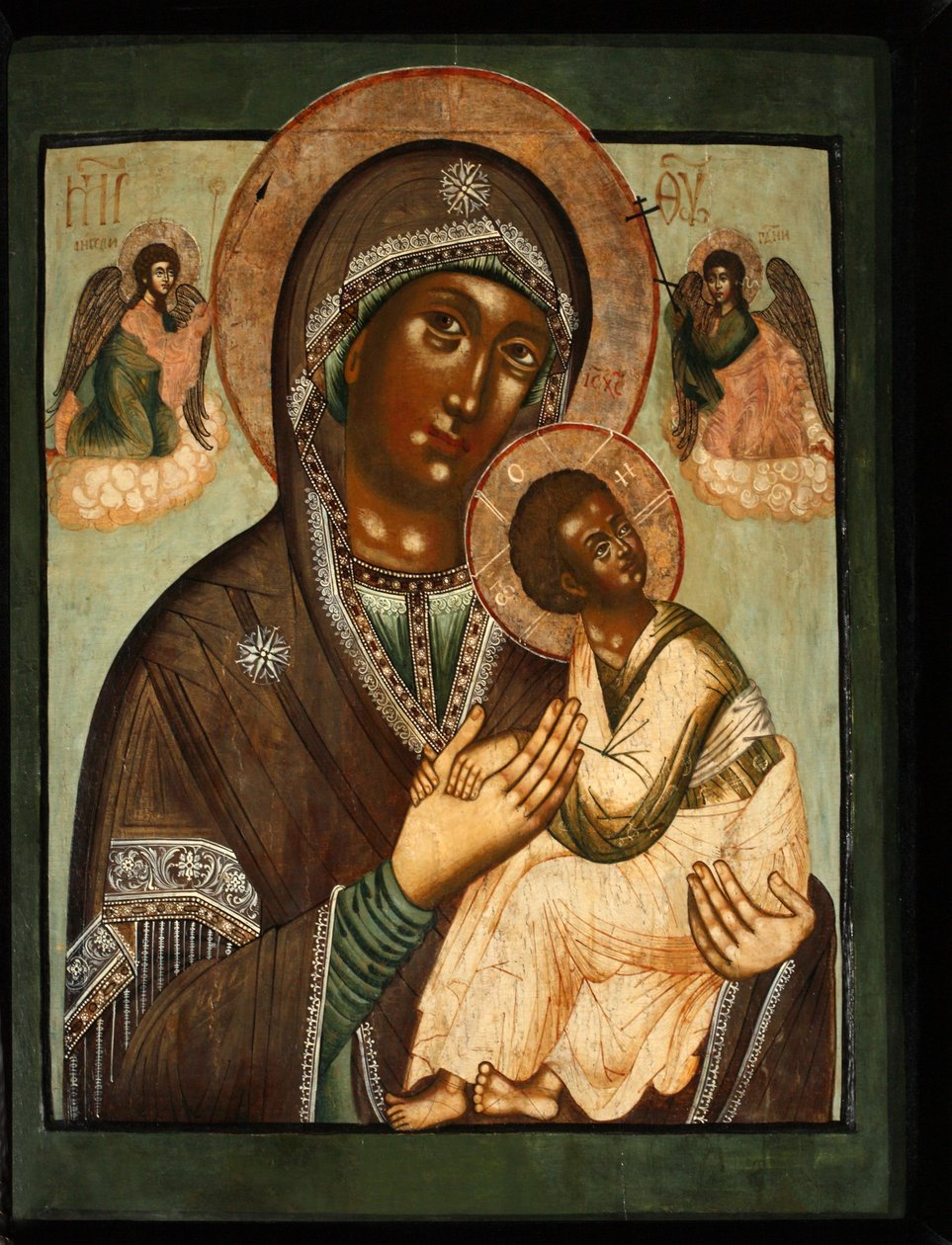 The Mother of God of the Passion Strastnaya, 1600-tallet av Anonymous Russian icon painter