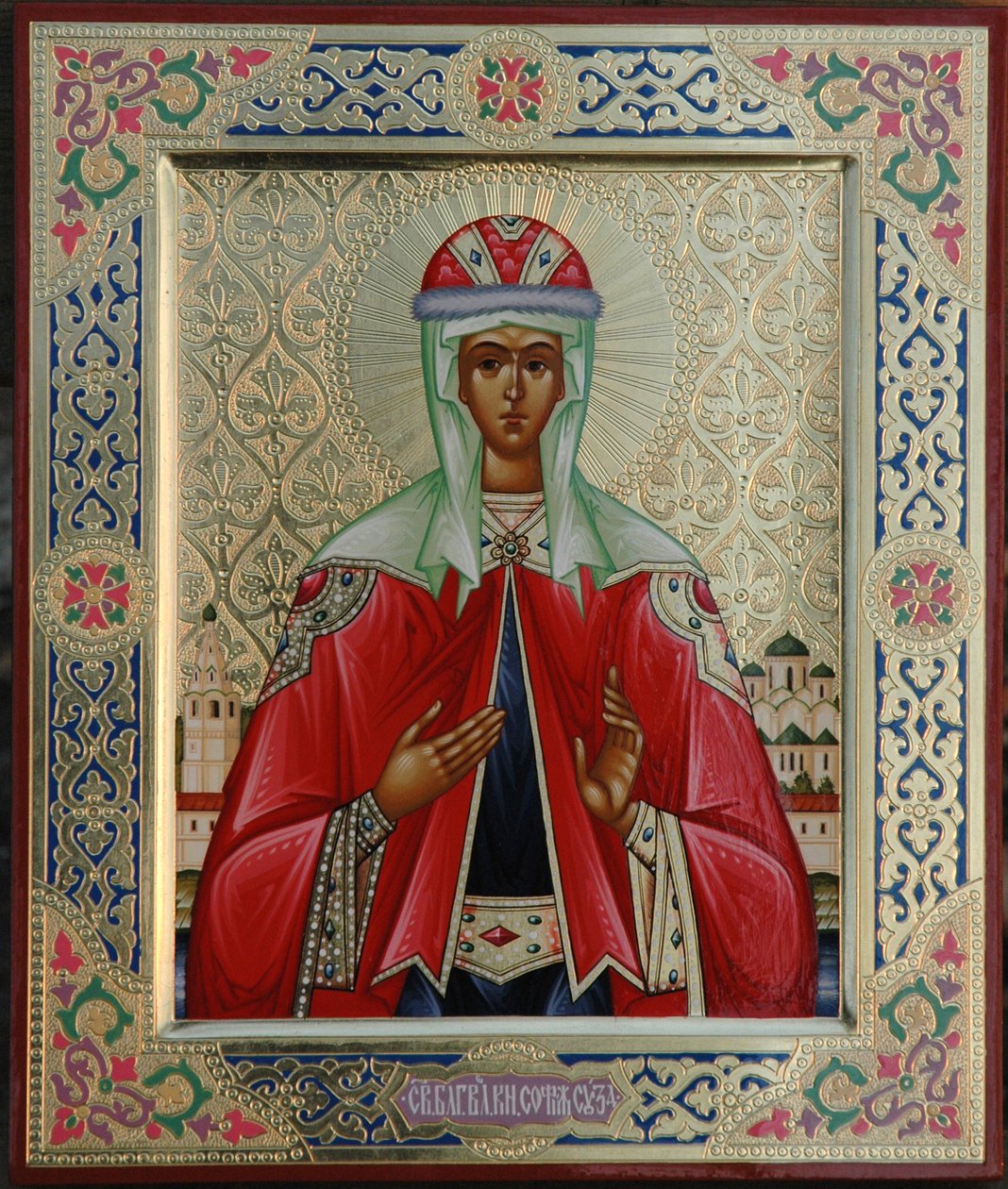 Ærverdige Sofia av Suzdal av Anonymous Russian icon painter
