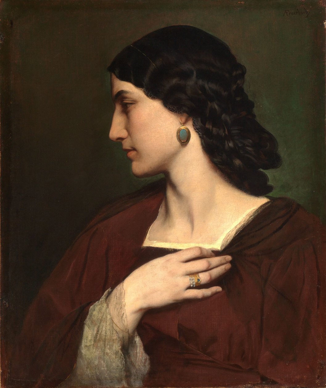 Portrett av Nanna Risi av Anselm Feuerbach