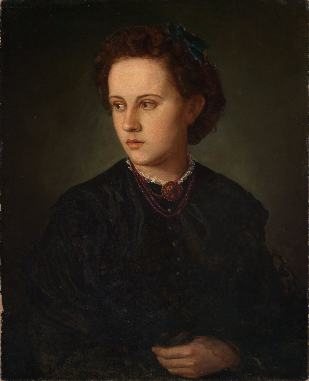 Portrett av en jente av Anselm Feuerbach