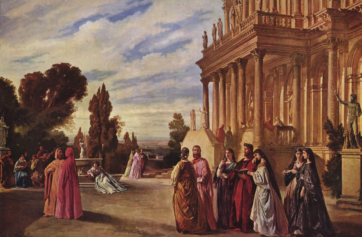 Ariostos hage av Anselm Feuerbach
