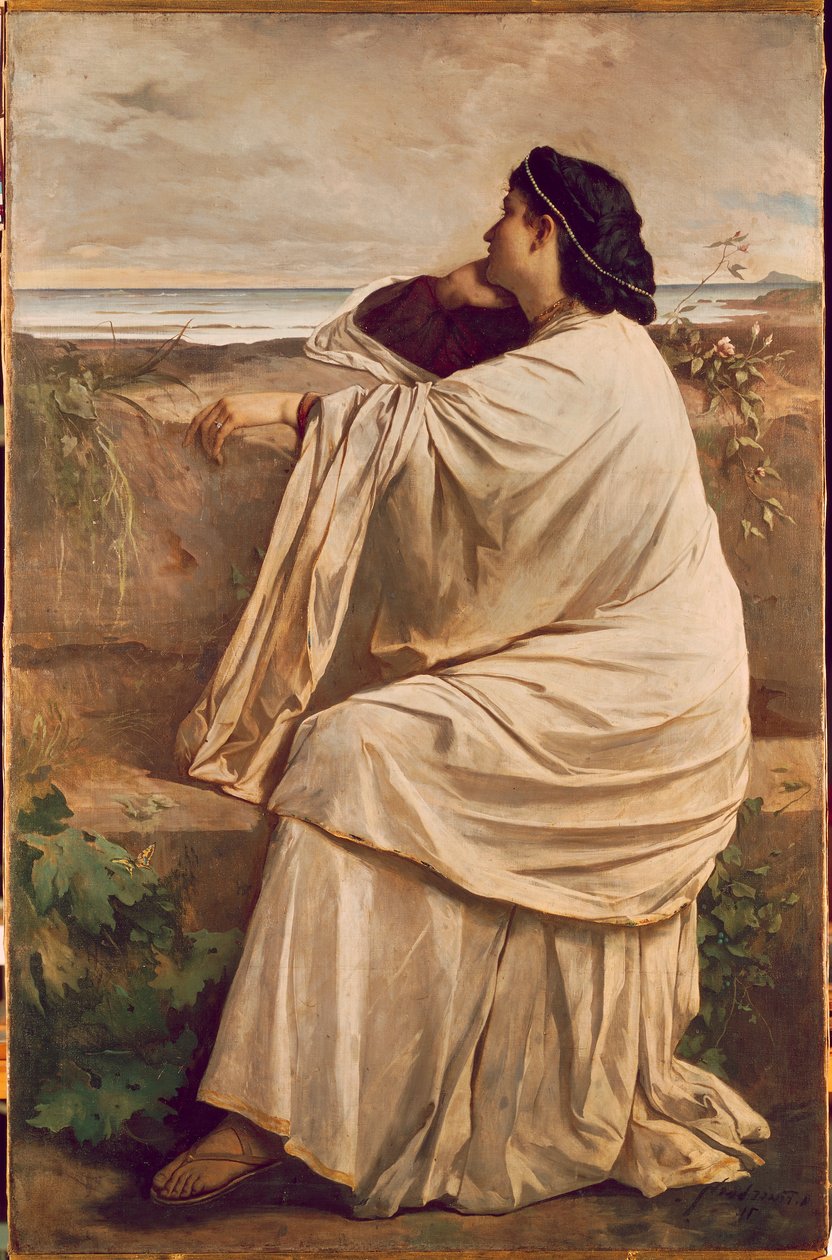 Iphigenia (olje på lerret) av Anselm Feuerbach