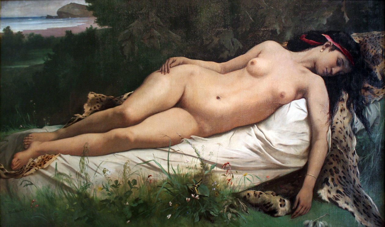 Hvilende nymfe av Anselm Feuerbach