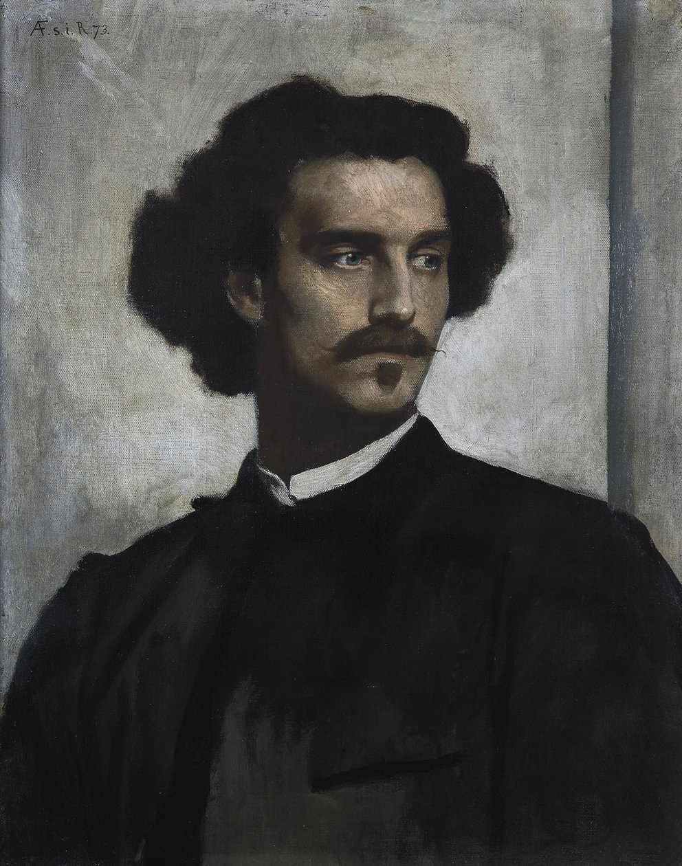 Selvportrett, 1873 av Anselm Feuerbach