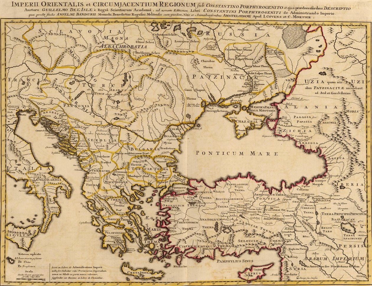 En beskrivelse av det østlige riket og de omkringliggende regionene under Constantine Porphyrogenitus og dets forgjenger av Anselmo Maria Banduri