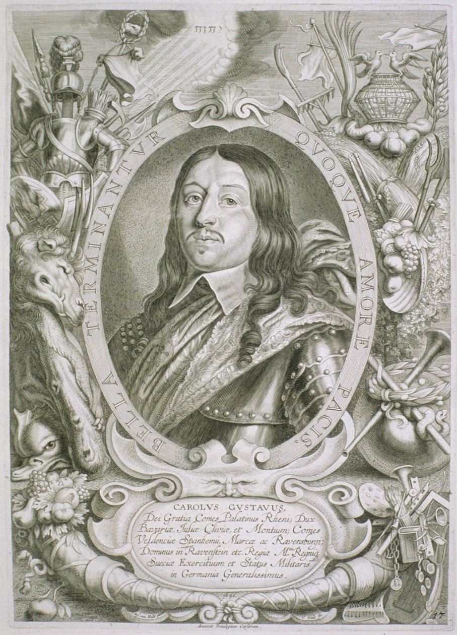 Karl X Gustav (1622-60) konge av Sverige, fra 