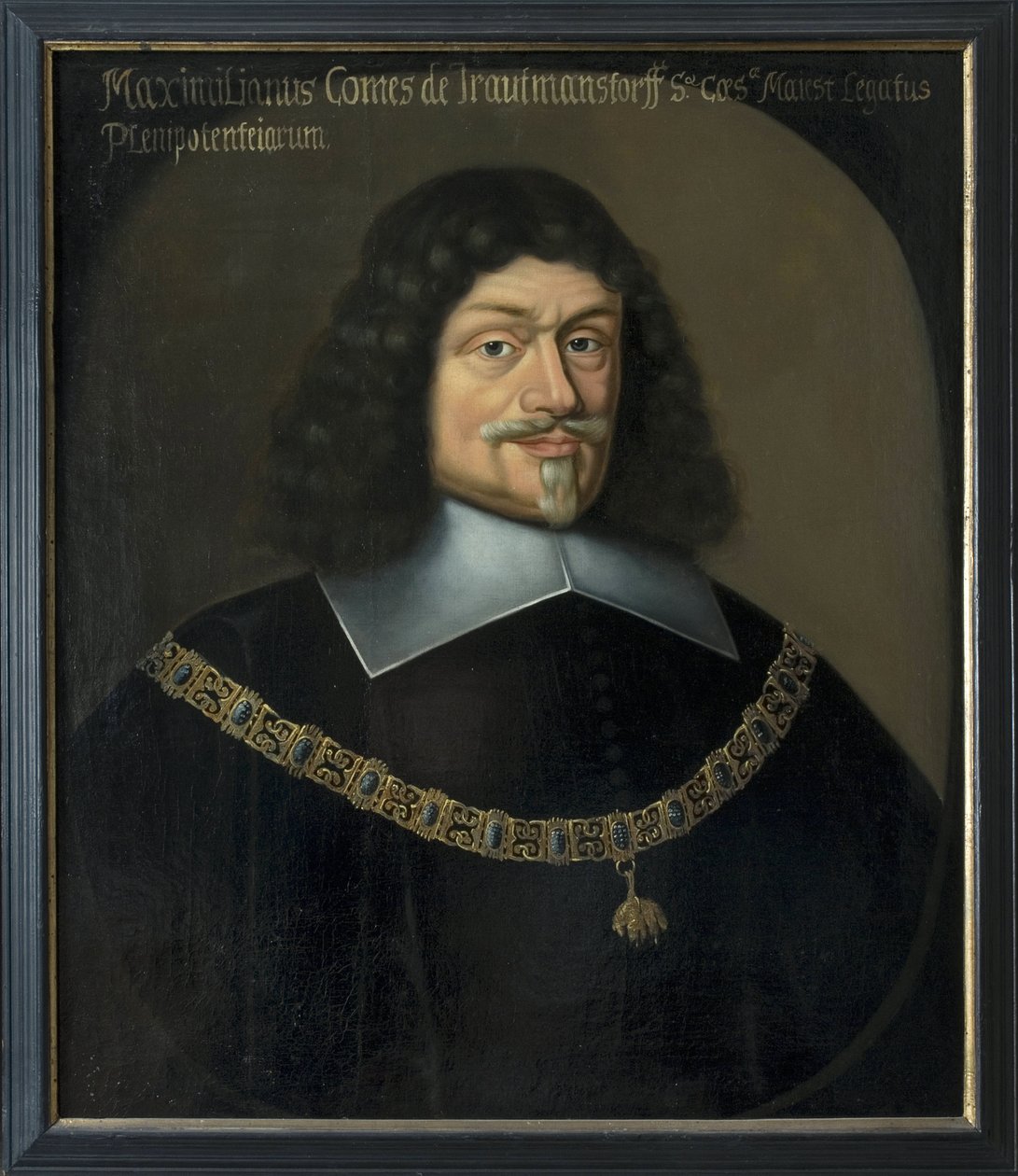 Portrett av Maximilian von und zu Trauttmansdorff (1584-1650), av Hulle, Anselm van, etter (1601-etter 1674). Olje på lerret. Mål: 73x63 cm. Nasjonalmuseet Stockholm av Anselmus van Hulle