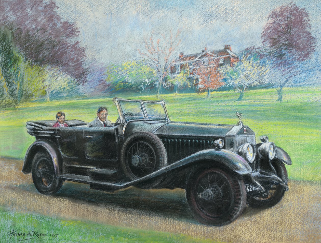 1927 Rolls Royce eid av Mr HV Durose, Warwickshire av Anthea Durose