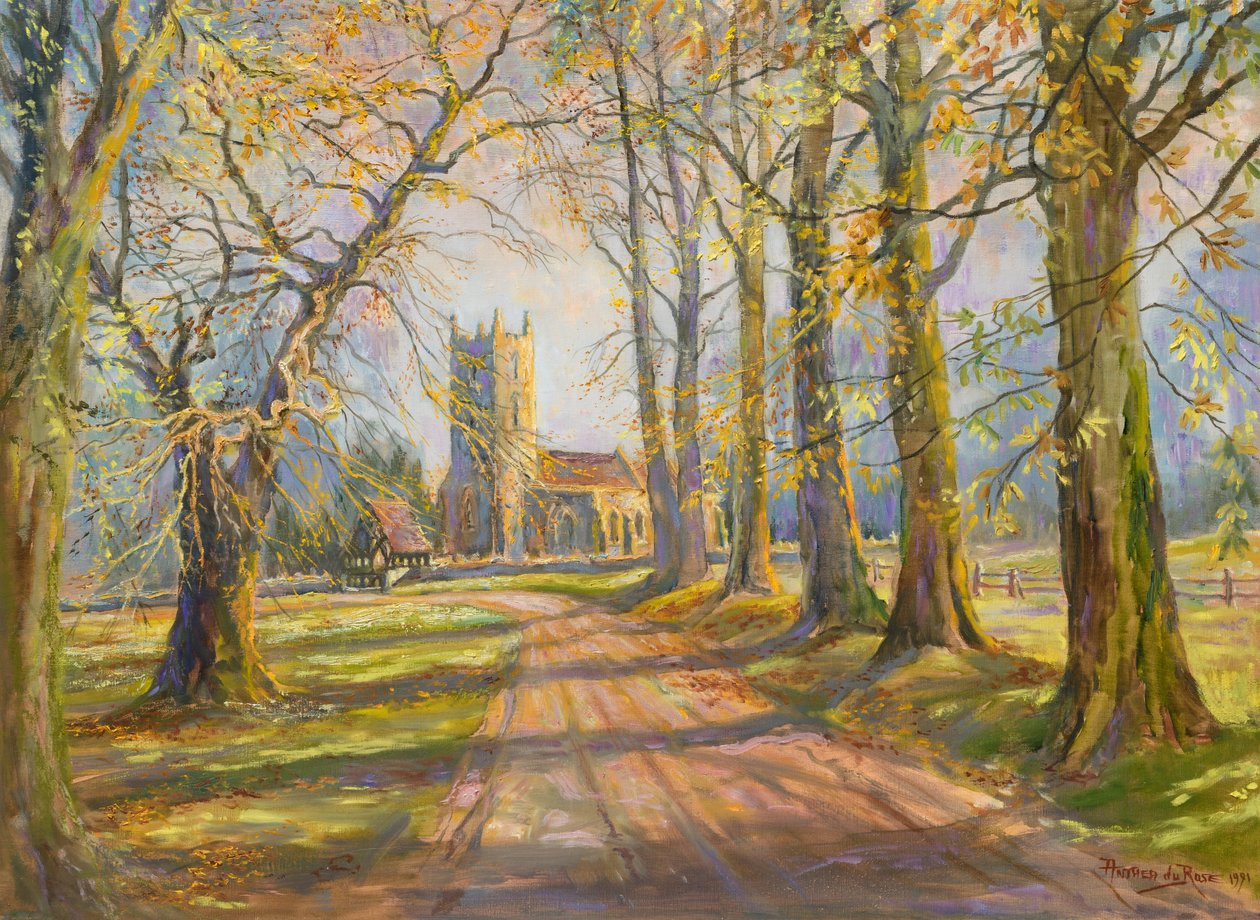 Langham kirke, Essex av Anthea Durose