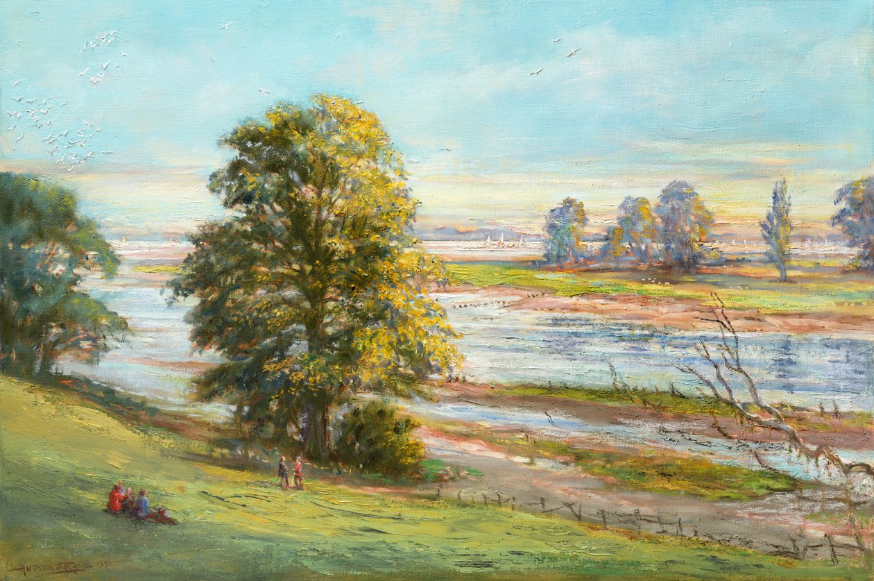 Martlesham Creek nær Woodbridge, Suffolk av Anthea Durose