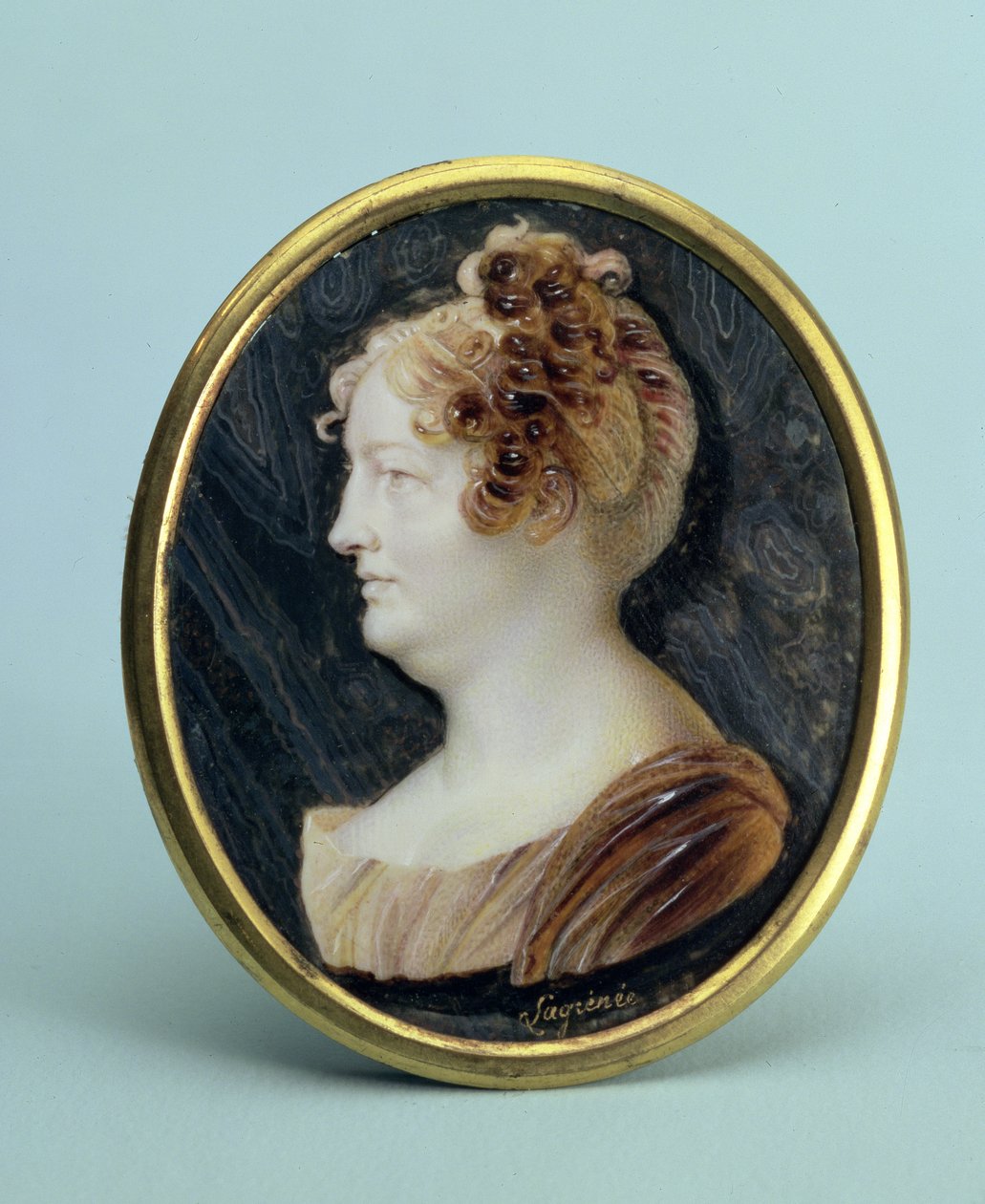 Portrett av Maria Alekseevna Naryshkina (1762-1822), s.1817-25 av Anthelme Francois Lagrenee