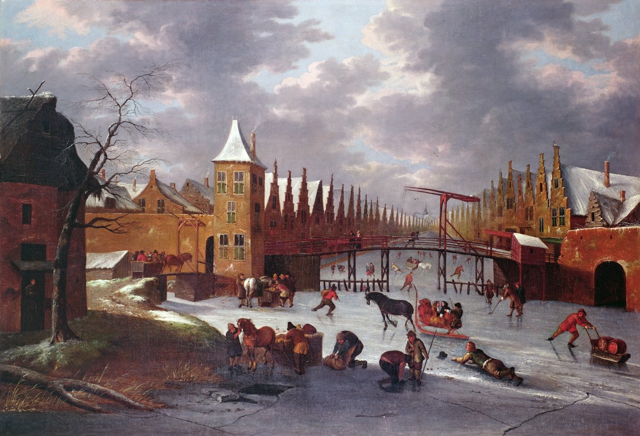 Amsterdam byport av Anthonie Beerstraten